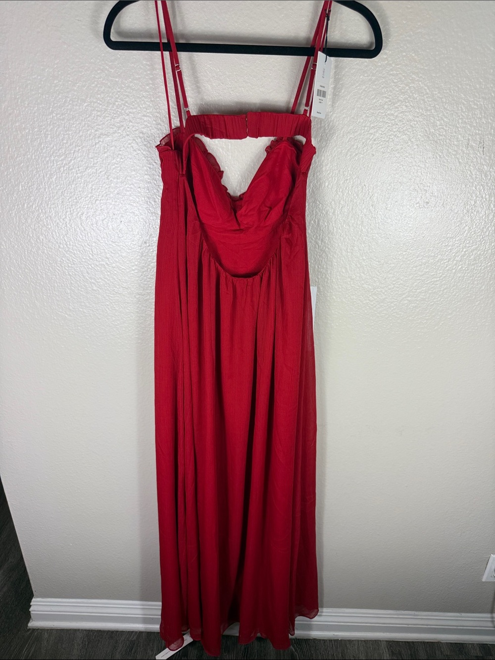 Reformation Cebba Dress Cherry - Picture 8 of 10
